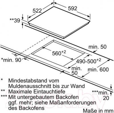 Электрическая варочная панель Bosch PKD651F17