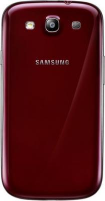 Смартфон Samsung Galaxy S III / I9300 (красный) - задняя панель
