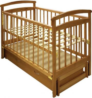 Детская кроватка Лескоммебель Лиза H8-6/1пм (Натуральный цвет) - общий вид