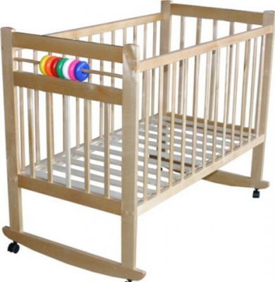 Детская кроватка Лескоммебель Лиза H8-6/2еи (Натуральный цвет) - общий вид
