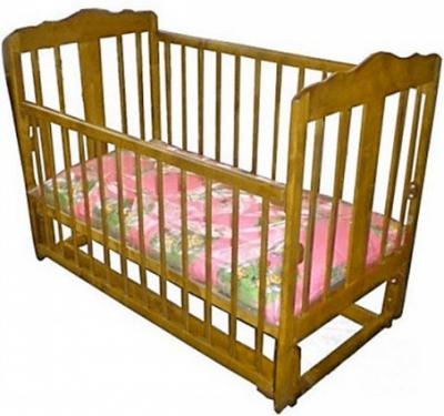 Детская кроватка Лескоммебель Лиза H8-6/4с (Натуральный цвет) - общий вид