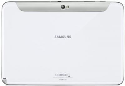 Планшет Samsung Galaxy Note 10.1 16GB 3G Pearl White (GT-N8000ZWASER) - вид сзади