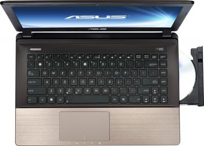 Ноутбук Asus K45VD-VX125D - вид сверху