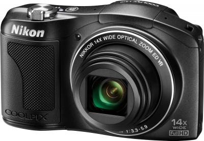 Компактный фотоаппарат Nikon COOLPIX L610 Black - общий вид