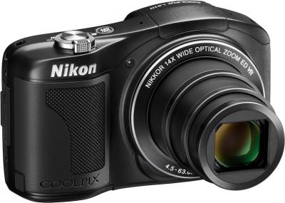 Компактный фотоаппарат Nikon COOLPIX L610 Black - общий вид