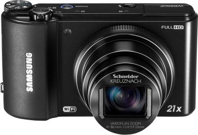 Компактный фотоаппарат Samsung WB850F (EC-WB850FBPBRU) Black - вид спереди
