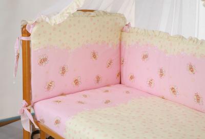 Комплект постельный для малышей Perina София С7-03.3 (Пчелки) - общий вид