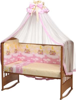 Комплект постельный для малышей Perina Аманда А7-02.3 (Ночка розовый) - общий вид