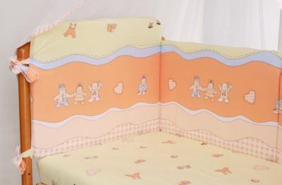 Комплект постельный для малышей Perina Аманда А7-03.2 (Малыши персиковый) - общий вид