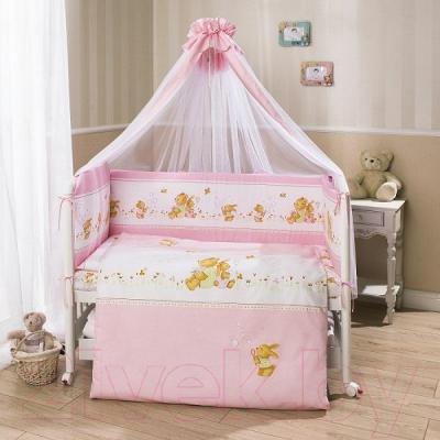Комплект постельный для малышей Perina ФЕЯ Ф7-01.3 (Лето розовый)