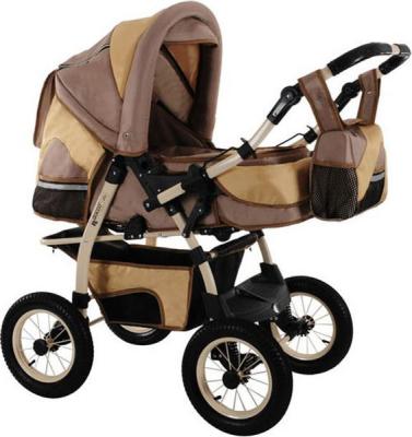 Детская универсальная коляска Izacco Z6 (колеса надувные на спицах) - общий вид с сумкой