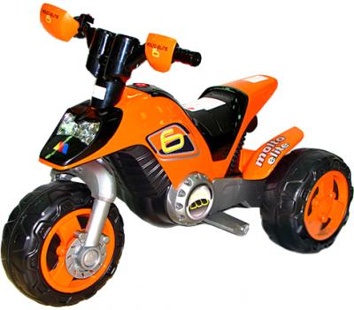 Детский мотоцикл Полесье Molto Elite 6 / 35875 (оранжевый) - общий вид