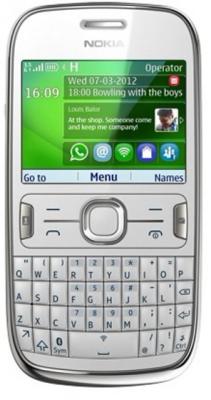 Мобильный телефон Nokia Asha 302 White - общий вид