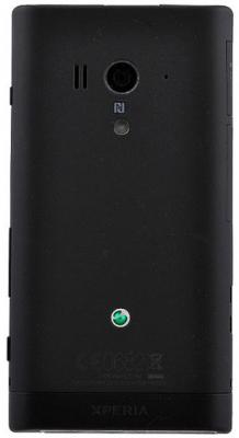 Смартфон Sony Xperia Acro S (LT26w) Black - задняя панель