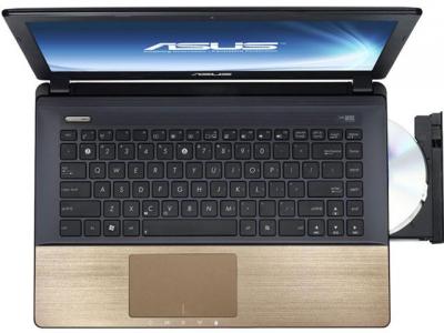 Ноутбук Asus K45A-VX015D - вид сверху