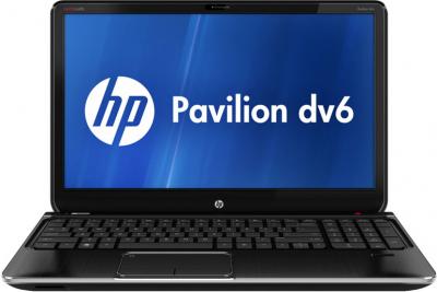 Ноутбук HP Pavilion dv6-7171er (B3R01EA) - фронтальный вид
