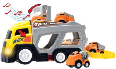 Автовоз игрушечный Keenway Большой автоперевозчик и 4 машинки / 12148 - общий вид