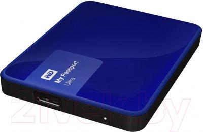 Внешний жесткий диск Western Digital My Passport Ultra 1TB Blue (WDBGPU0010BBL-EESN) 