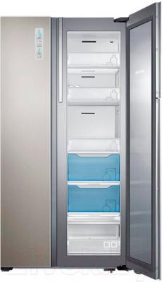 Холодильник с морозильником Samsung RH60H90203L/WT