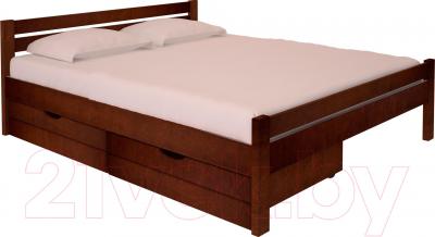Двуспальная кровать НЗК Vesta 160x200 (ольха 119/5)