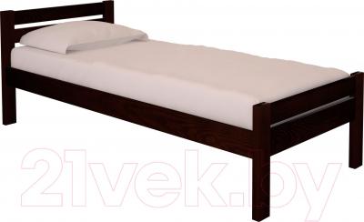 Односпальная кровать НЗК Vesta 90x200 (ясень 119/5)
