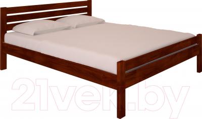 Двуспальная кровать НЗК Vesta Lux 180x200 (ольха 109/5)