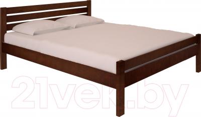 Двуспальная кровать НЗК Vesta Lux 180x200 (ольха 119/5)
