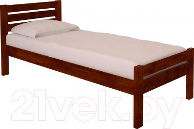 Полуторная кровать НЗК Vesta Lux 120x200 (ольха 109/5)