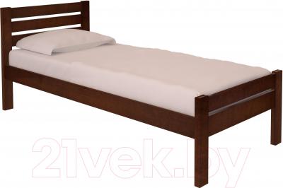 Полуторная кровать НЗК Vesta Lux 120x200 (ольха 119/5)