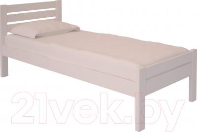 Односпальная кровать НЗК Vesta Lux 90x200 (ольха 003)