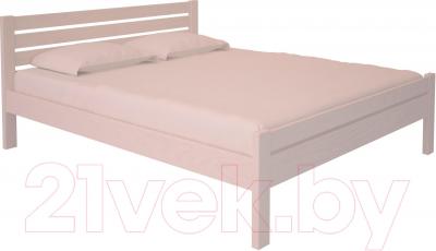 Двуспальная кровать НЗК Vesta Lux 180x200 (ясень 003)