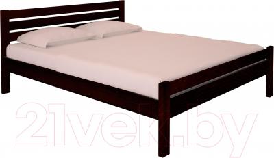 Двуспальная кровать НЗК Vesta Lux 180x200 (ясень 119/5)