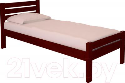 Полуторная кровать НЗК Vesta Lux 120x200 (ясень 109/5)
