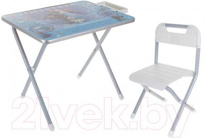 Комплект мебели с детским столом Дэми №1 Холодное сердце (серебро)