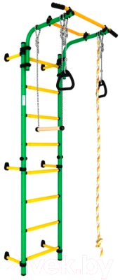 Детский спортивный комплекс Romana Комета Next 1 ДСКМ-2С-8.06.Г1.410.01-07 (зеленый/желтый)