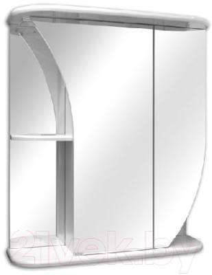 Шкаф с зеркалом для ванной Кветка Белла ШБ-650-01 (правый)