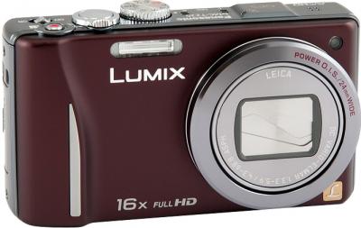 Компактный фотоаппарат Panasonic Lumix DMC-TZ20EE-T - общий вид