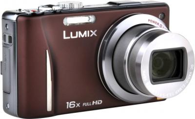Компактный фотоаппарат Panasonic Lumix DMC-TZ20EE-T - общий вид