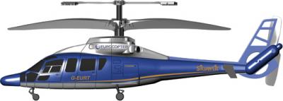 Игрушка на пульте управления Silverlit Вертолет "Eurocopter Dauphin" 84516 - общий вид
