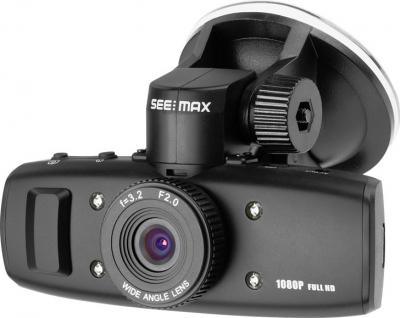 Автомобильный видеорегистратор SeeMax DVR RG100 - общий вид (с креплением)