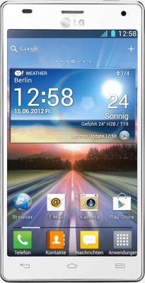 Смартфон LG  P880 (Optimus 4X HD) White - общий вид