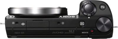 Беззеркальный фотоаппарат Sony Alpha NEX-5RK Black - вид сверху