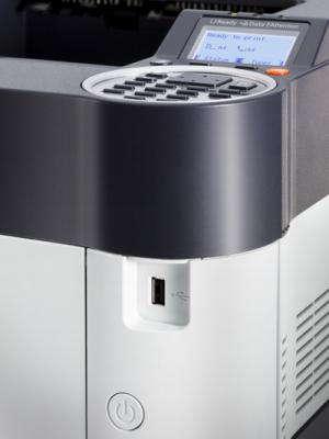 Принтер Kyocera Mita FS-2100D - дисплей