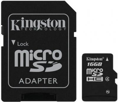 Карта памяти Kingston microSD 8GB Class 4 (SDС4/8GB) - общий вид