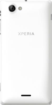 Смартфон Sony Xperia J (ST26i) White - задняя панель