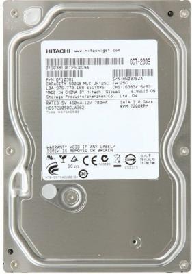 Жесткий диск Hitachi Deskstar 7K1000.C 500 Gb (HDS721050CLA362) - фронтальный вид