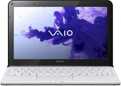 Ноутбук Sony VAIO SV-E1112M1R/W - фронтальный вид