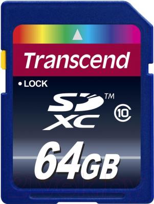 Карта памяти Transcend SDXC Class 10 64 Gb (TS64GSDXC10)