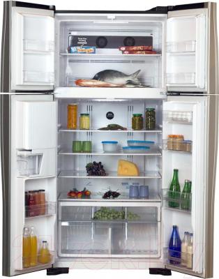Холодильник с морозильником Hitachi R-W662PU3GBK