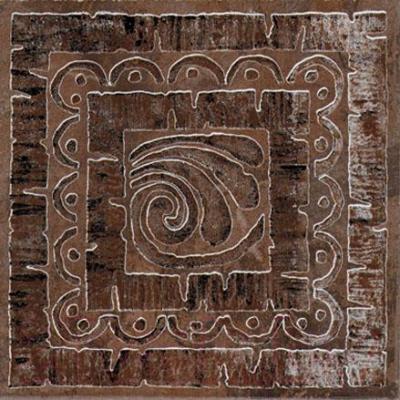 Декоративная плитка Kerama Marazzi Вставка Уффици А252/4012 (200x200, коричневый)